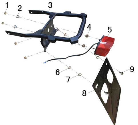 Zadn� dr��k, sv�tlo